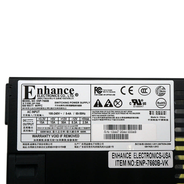 ENP-7660B-VK 600W Flex ATX PSU