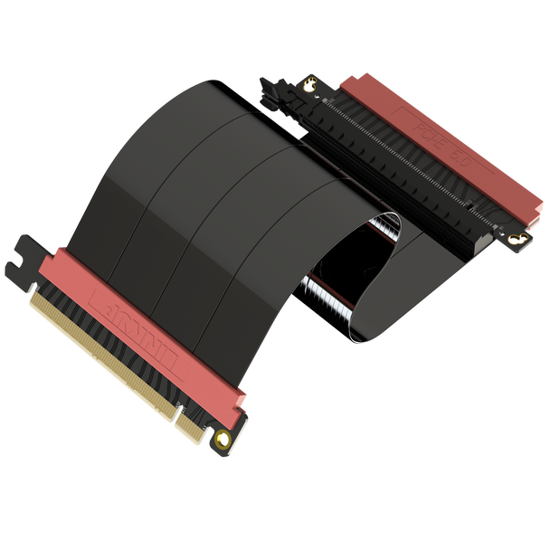 315 mm Single Reverse PCIe Gen 5 Riser Cable