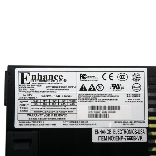 (B-stock) ENP-7660B-VK 600W Nonmodular Flex ATX PSU